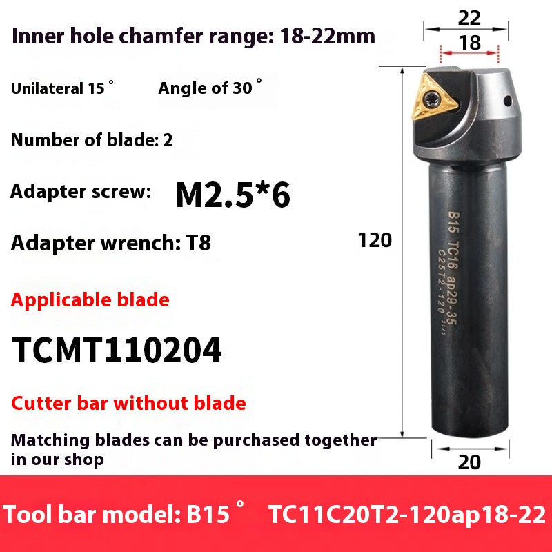 6039 Machining center 15 20 25 30 35 40 45 50 55 60 65 70 75 degree chamfering toolholder TCMT Shandong Denso Pricision Tools Co.,Ltd.